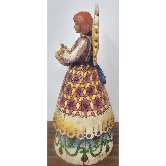 Jim Shore Heartwood Creek Angel of Contentment figurine 9" Vintage 2002 #108923 - Picture 4 of 10